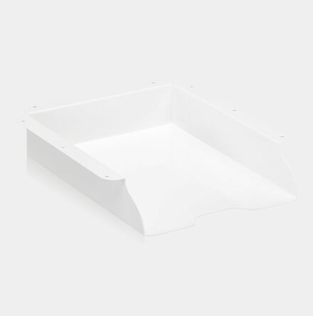 L�dfack f�r bordsvagn Vit